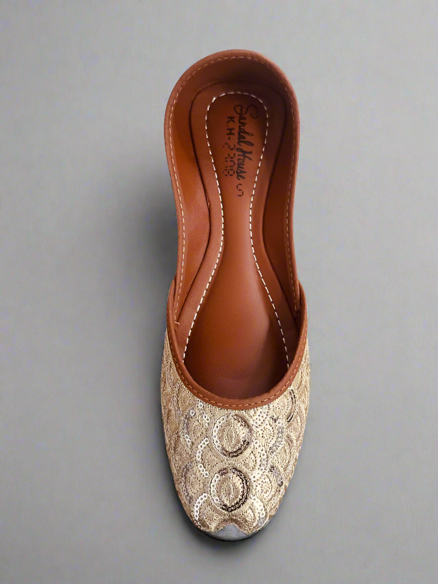 Gold Thread & Sequins Juttis