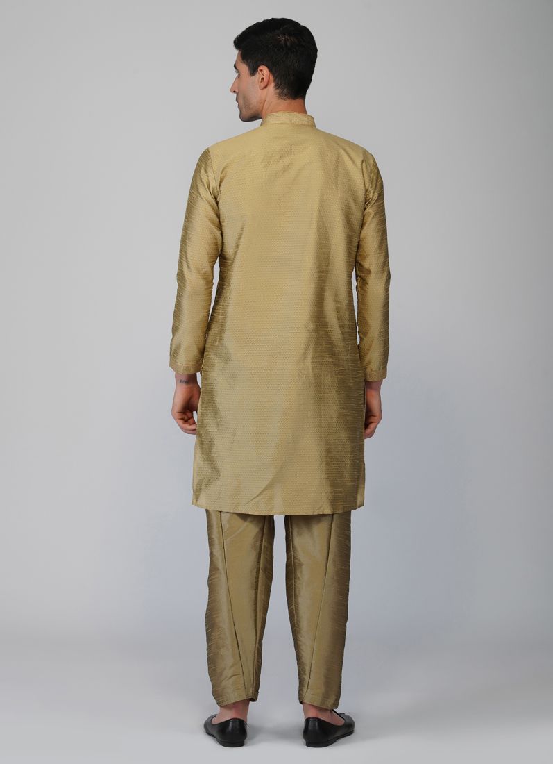 Buy Beige Brocade Kurta Salwar Set