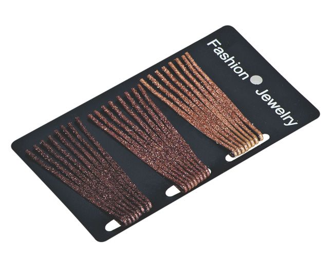 Buy Gold Glitter Hair Pins