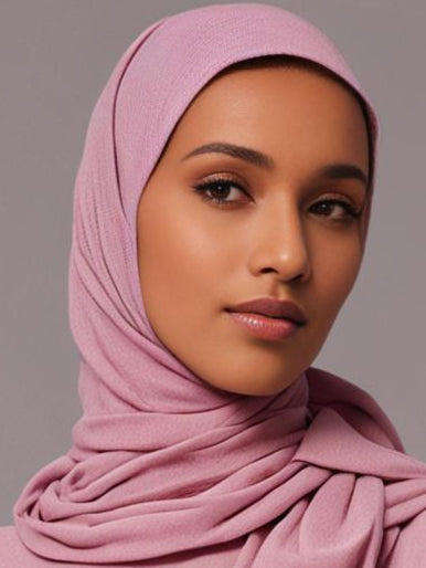 Pink Georgette Soft scarf