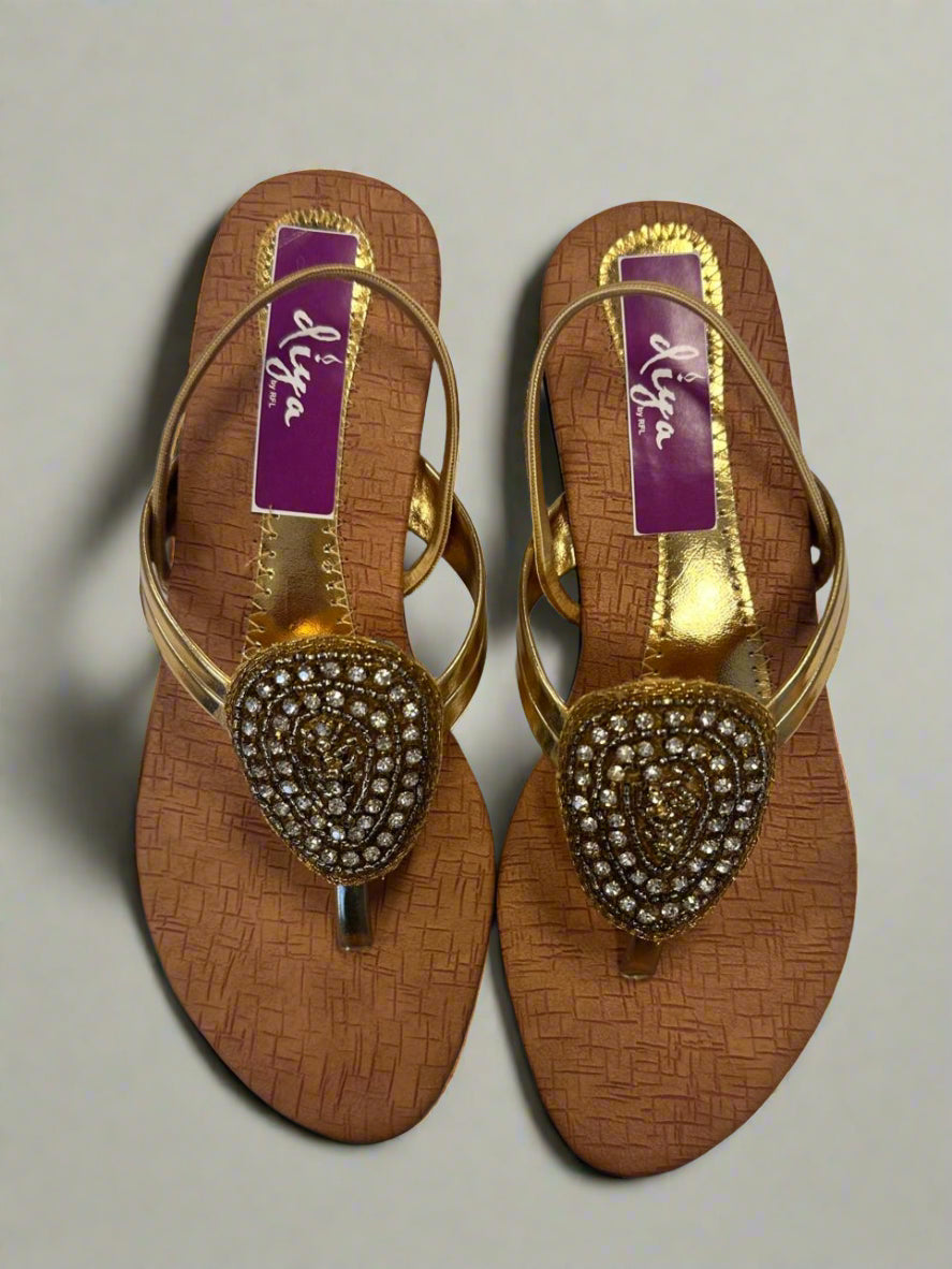 Gold Girls Sandals