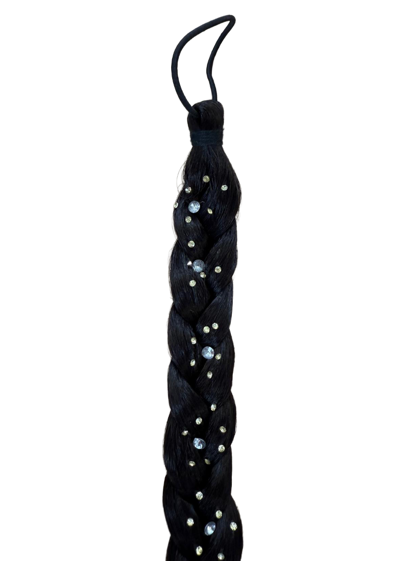 Black Diamante & LCT Hair Plait