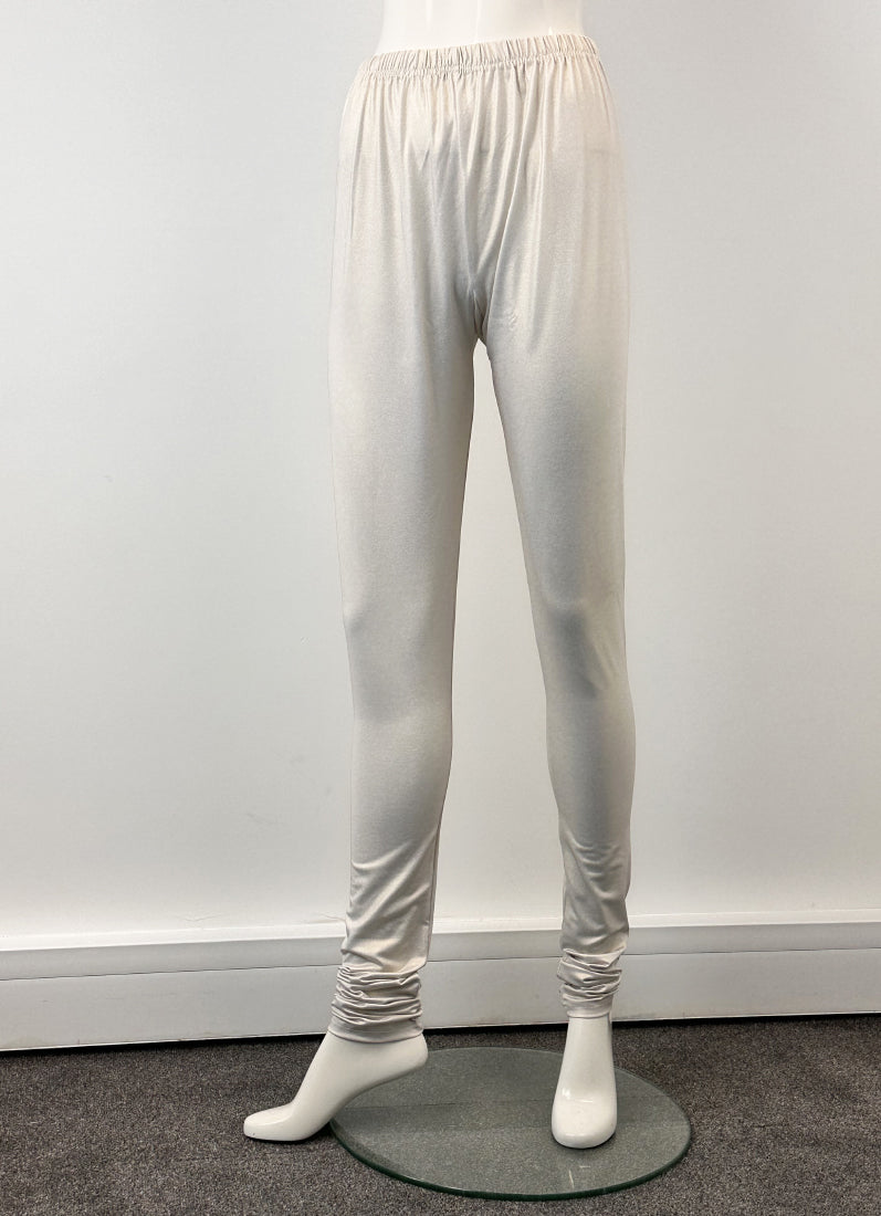 Gold Glossy lycra Leggings