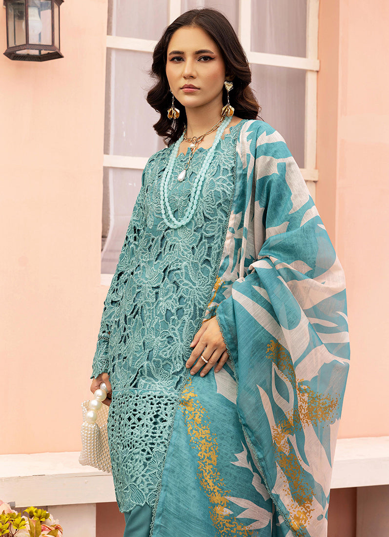 Jade Cutwork Suit Set