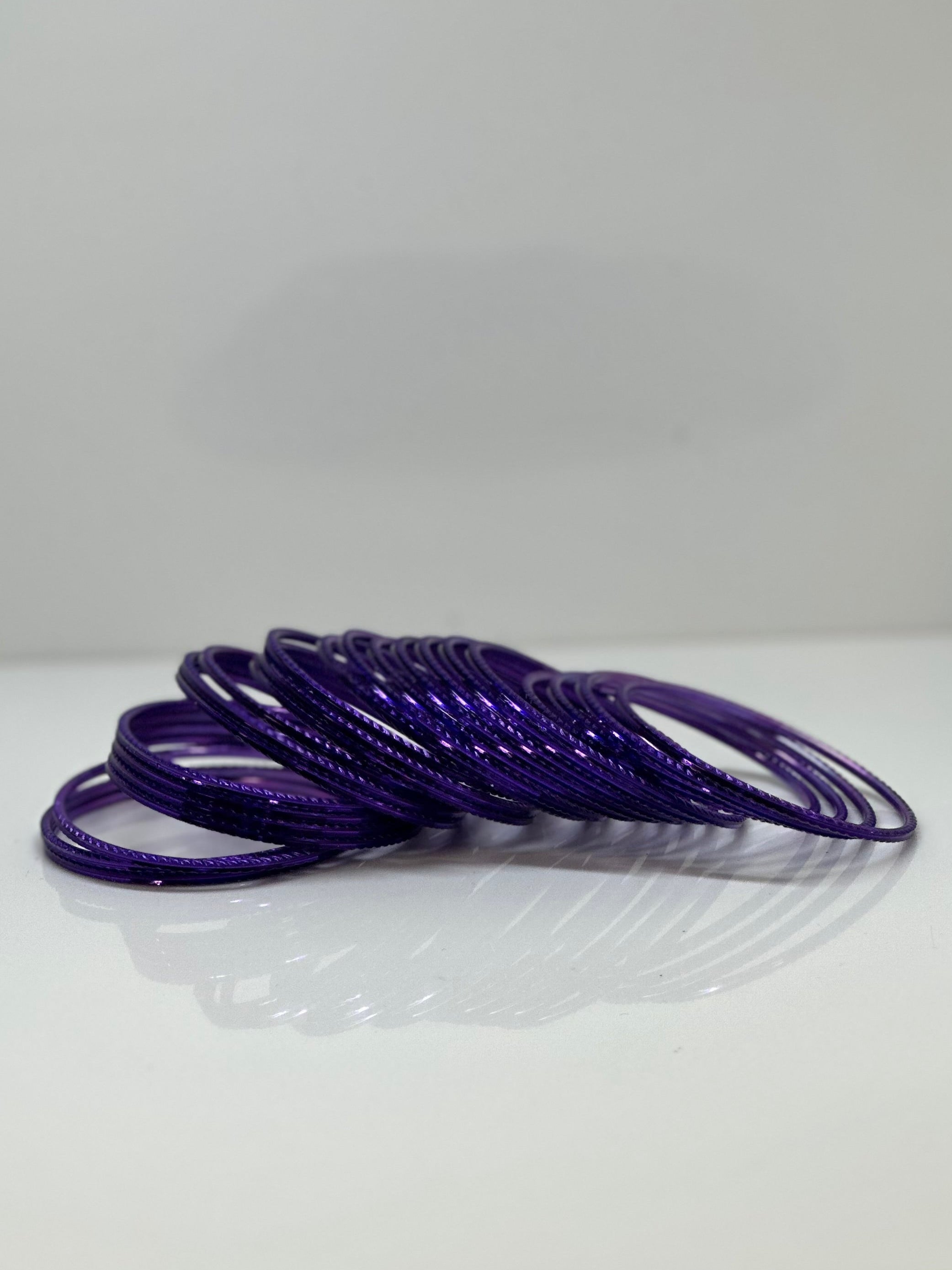 Purple Bangle Set