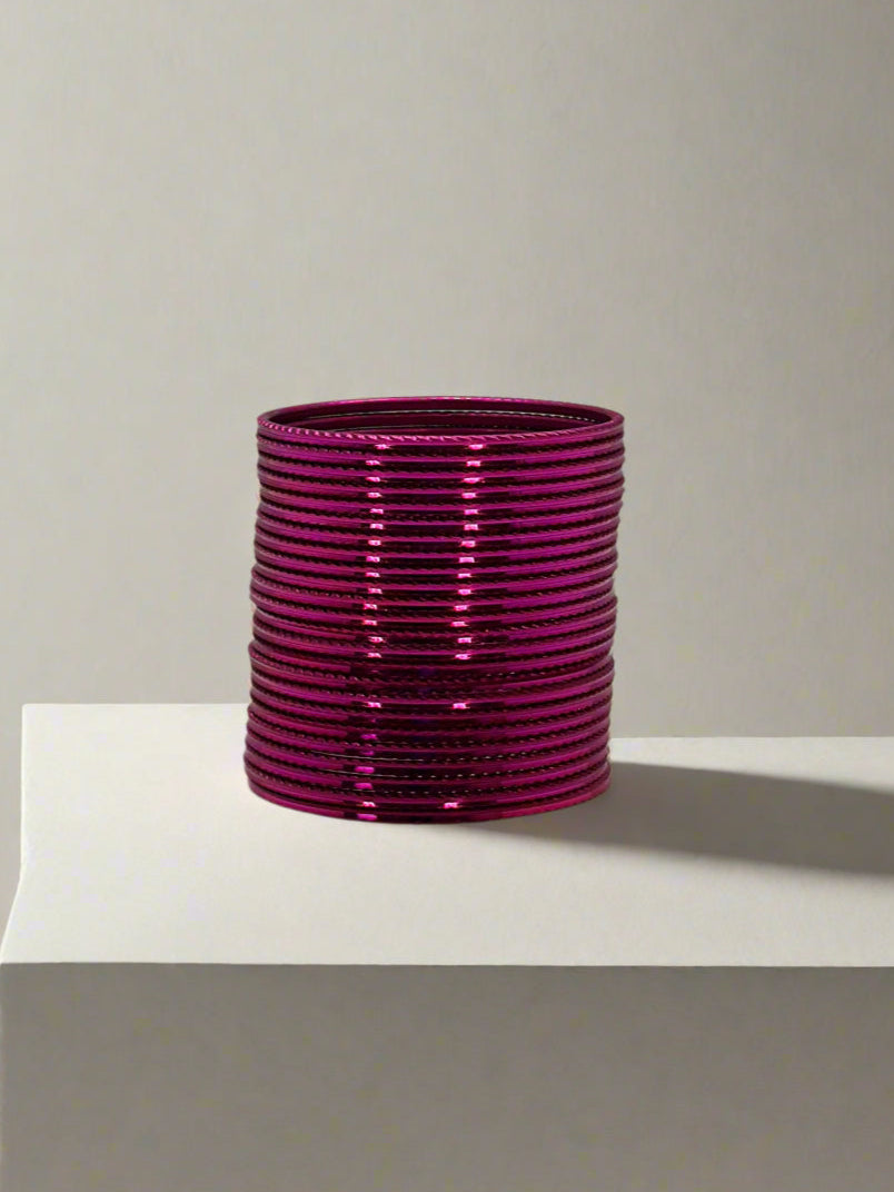 Rani Pink Bangle Set