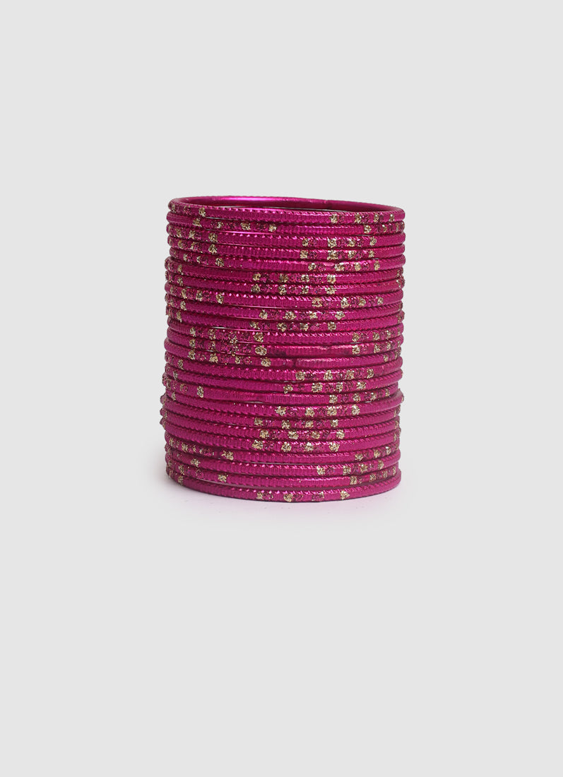 Girls Rani Pink Dot Bangles
