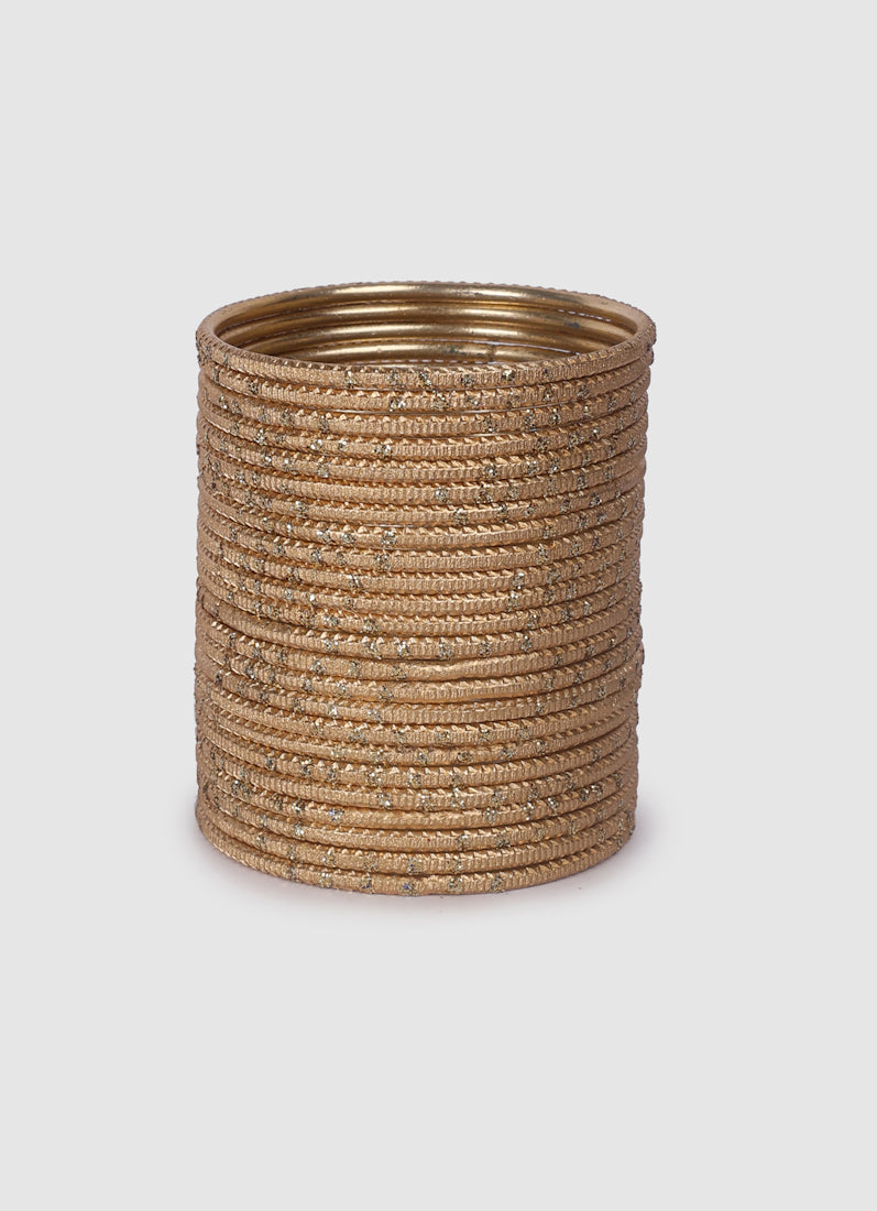Girls Gold Dot Bangles