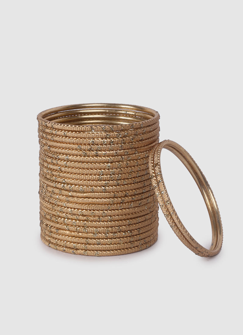 Girls Gold Dot Bangles