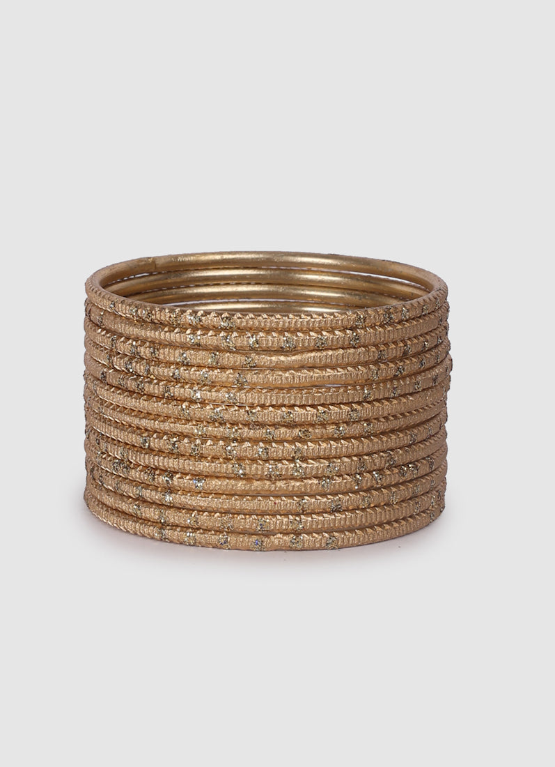 Girls Gold Dot Bangles