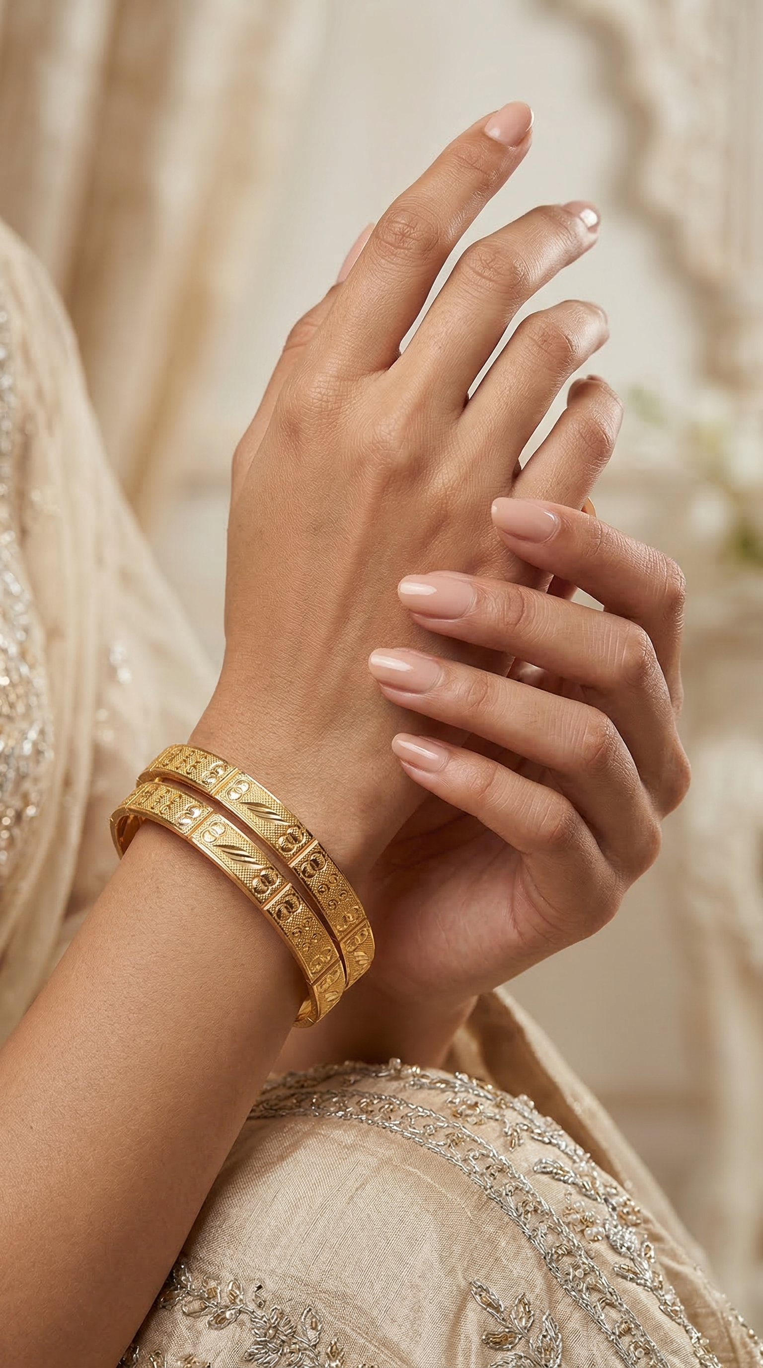 Traditional Gold Bangle Pair