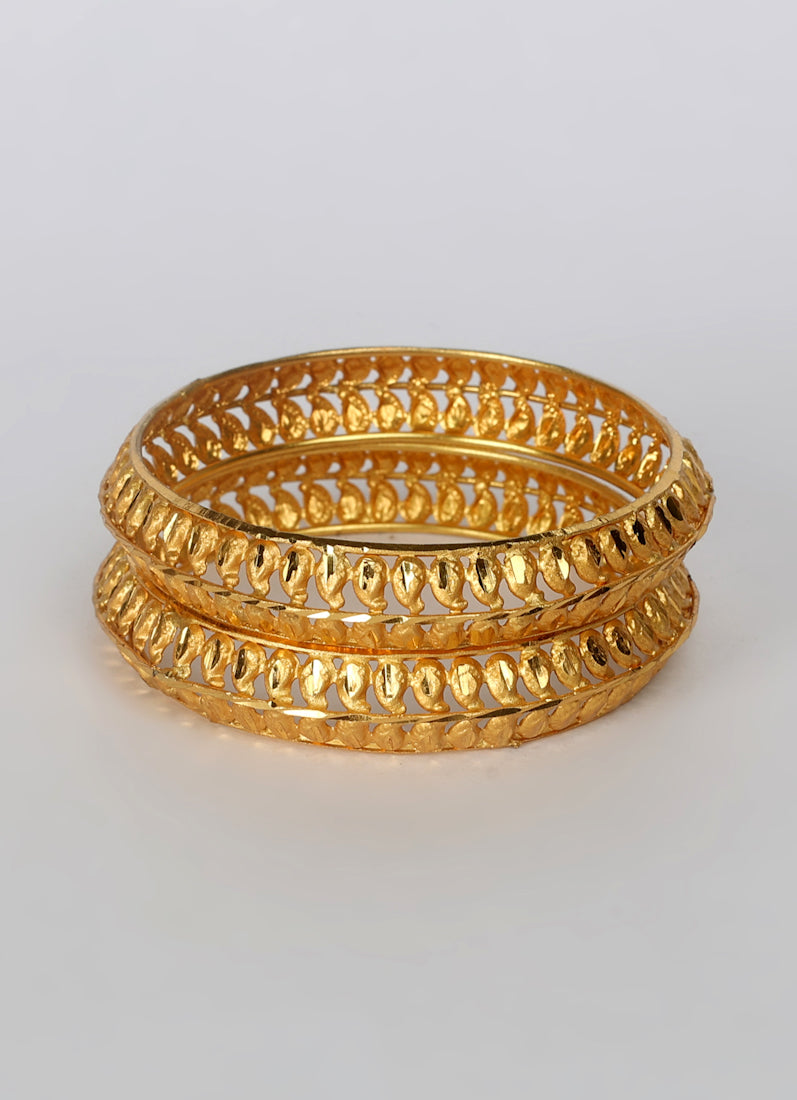 Traditional Gold Plated Kara Set