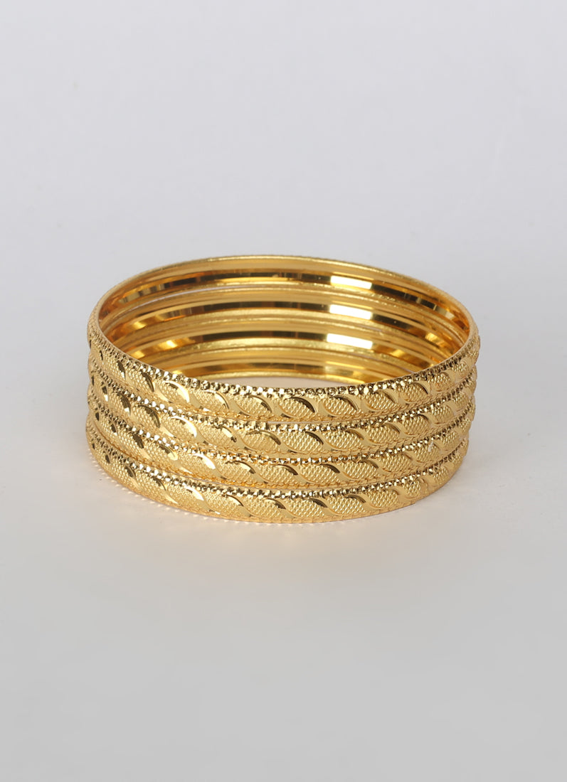Traditional Gold plated bangle Set