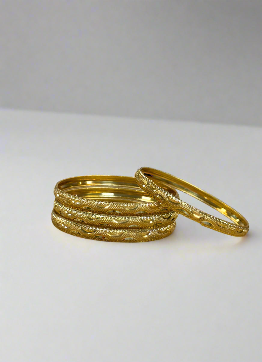 Gold Plated bangle Set