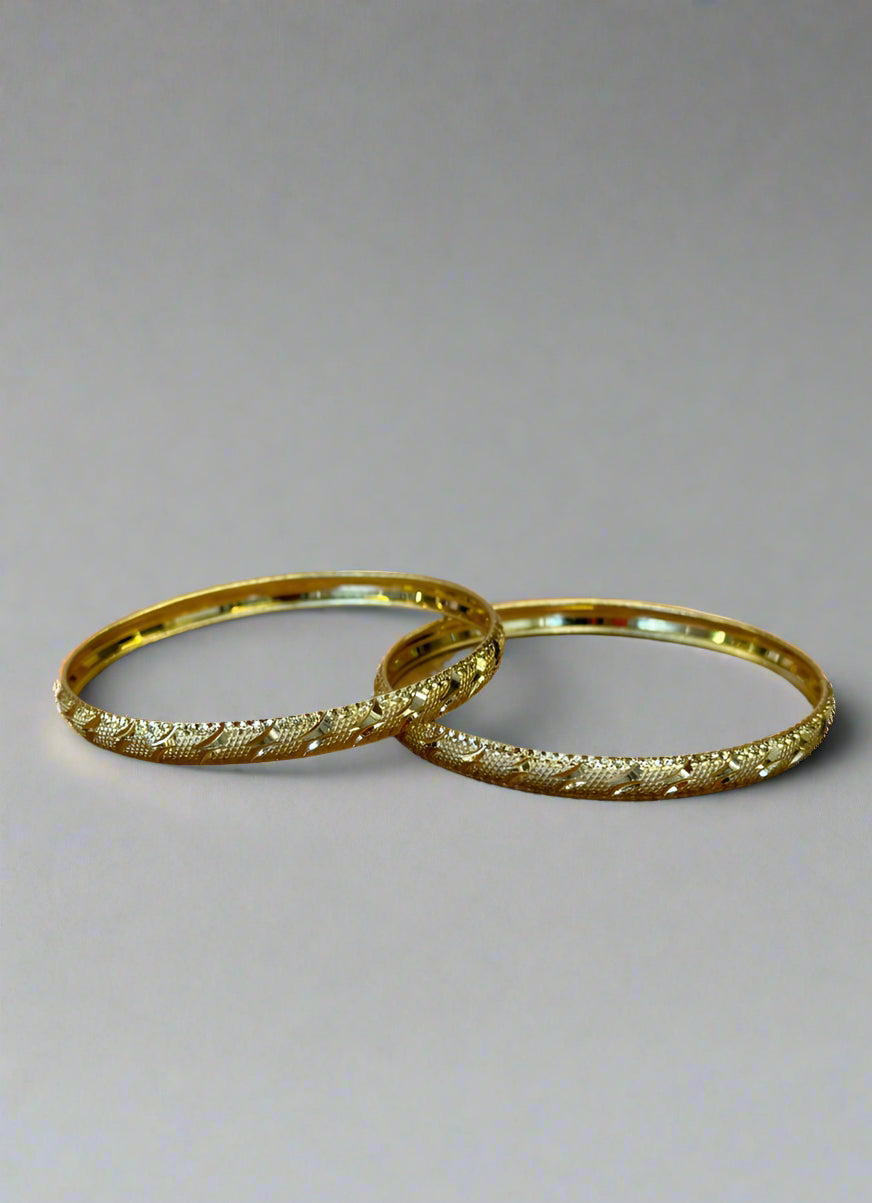 Gold Plated bangle Set