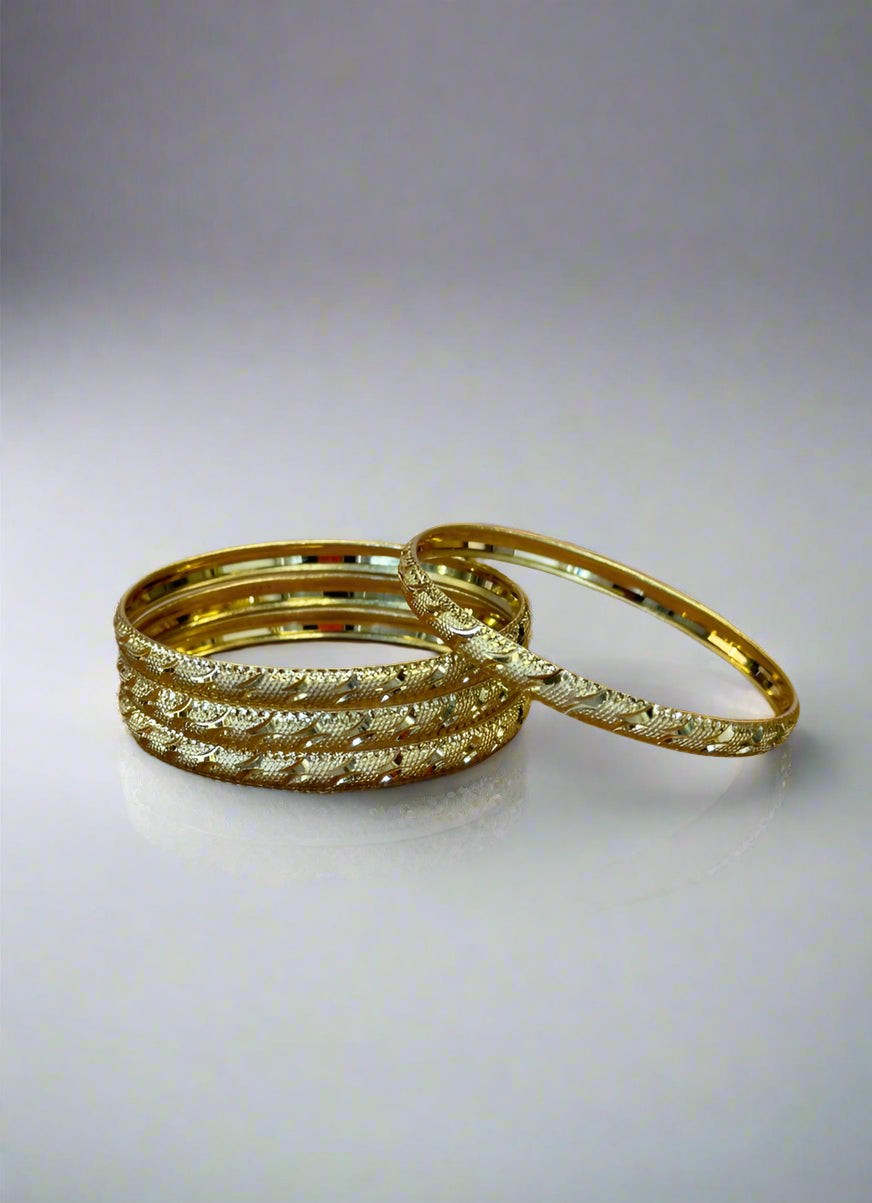 Gold Plated bangle Set