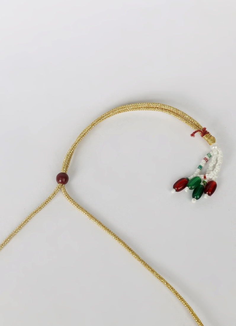 Pink Pearl Choker Necklace Set