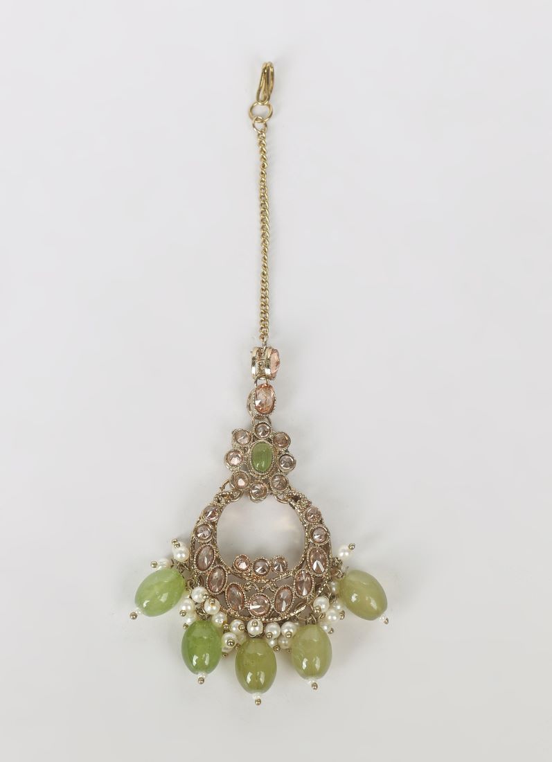 Mendhi Green Choker Set