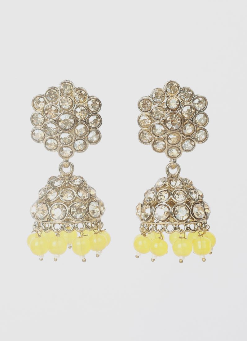 Yellow Pearl Heavy Necklace Set