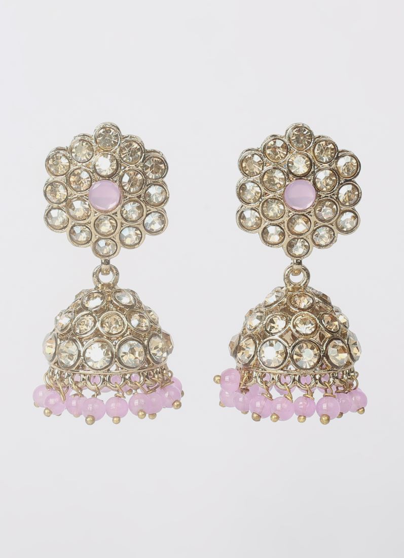 Purple Pearl Heavy Necklace Set