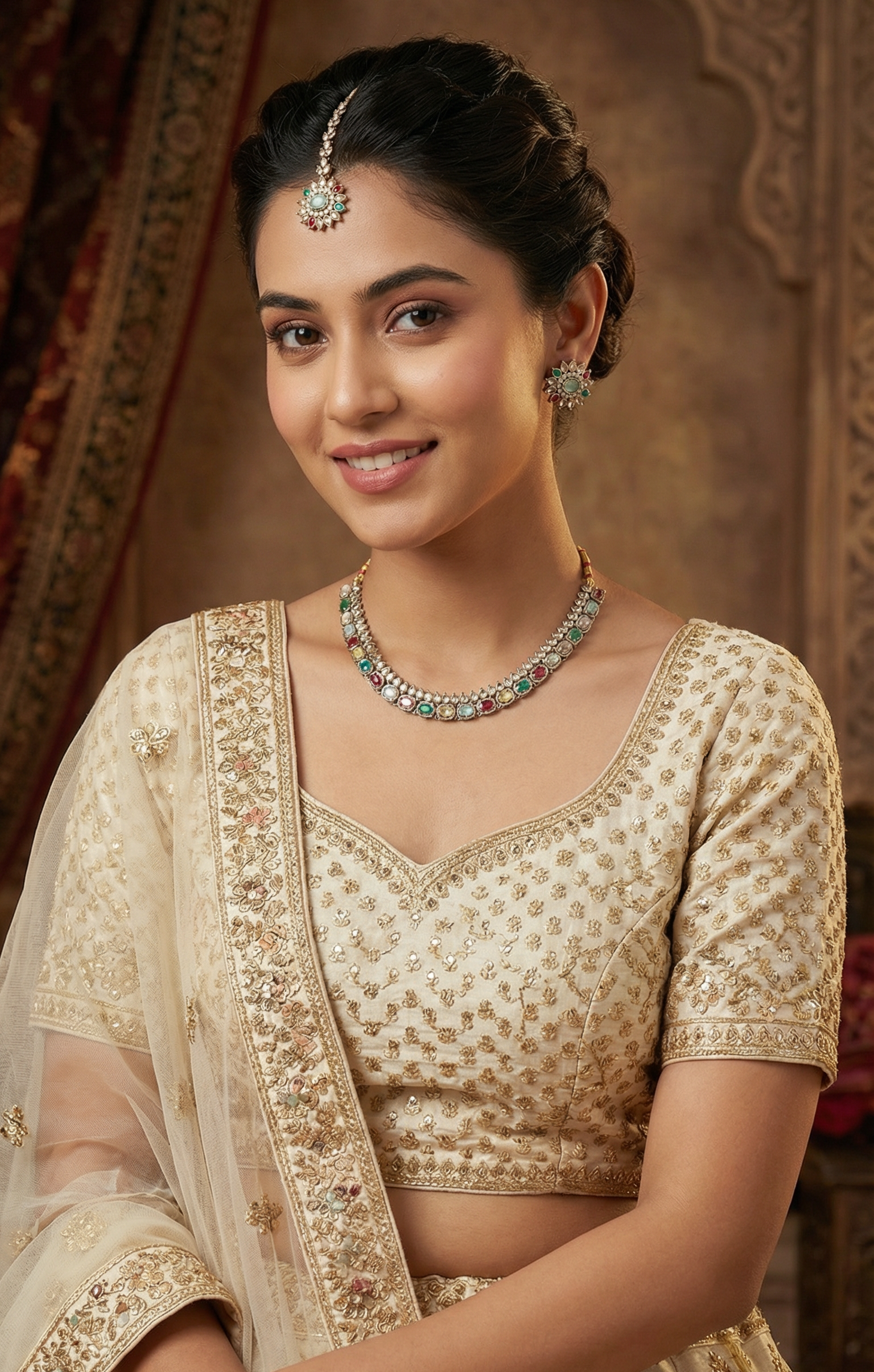 Women’s Elegant Multicolor Stone Jewellry Set