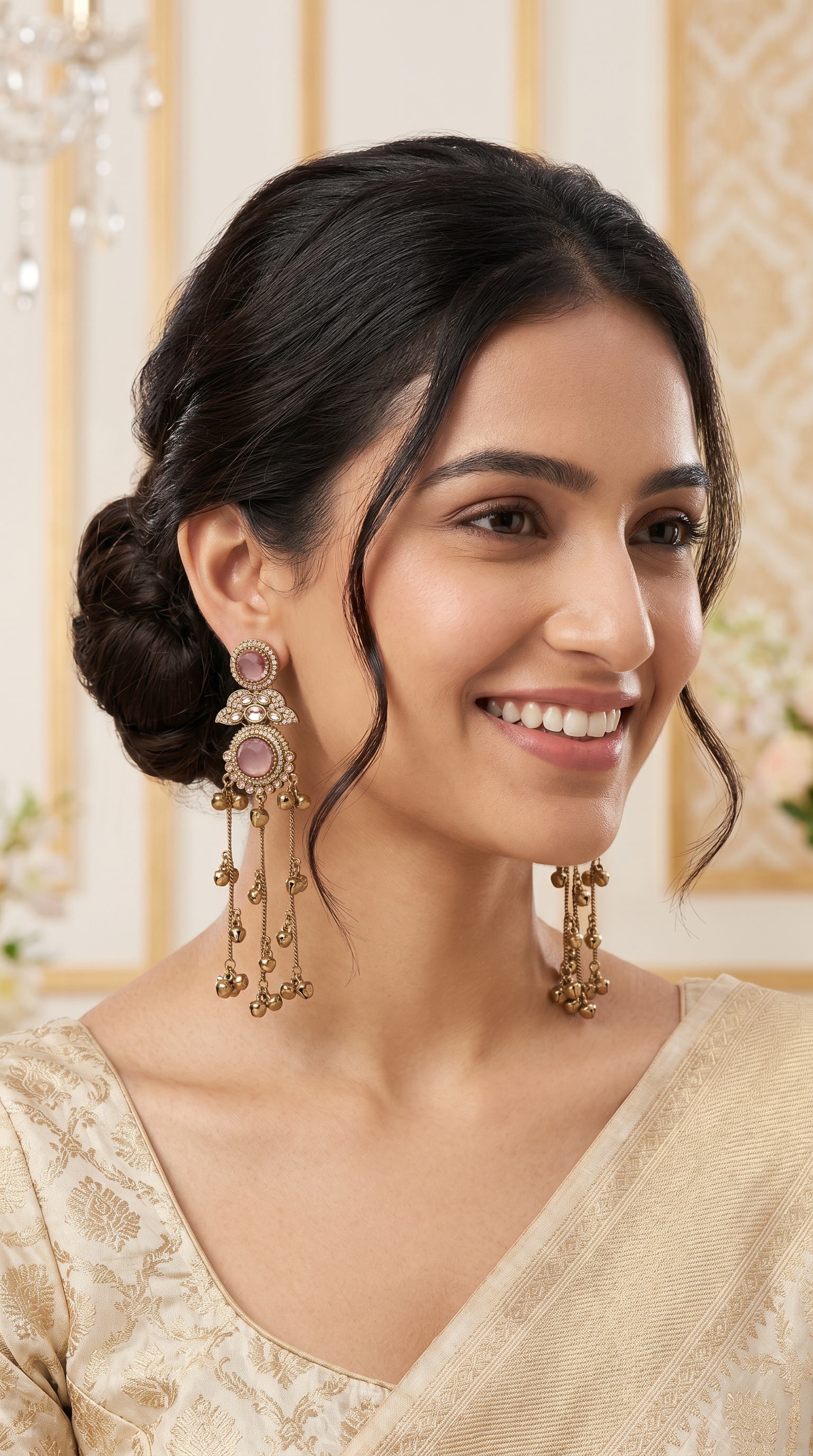 Gaggri Diamonte Kashmiri Earrings