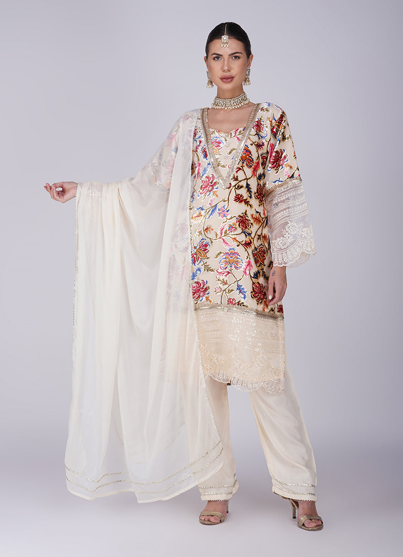 Ivory Brasso Straight Cut Suit