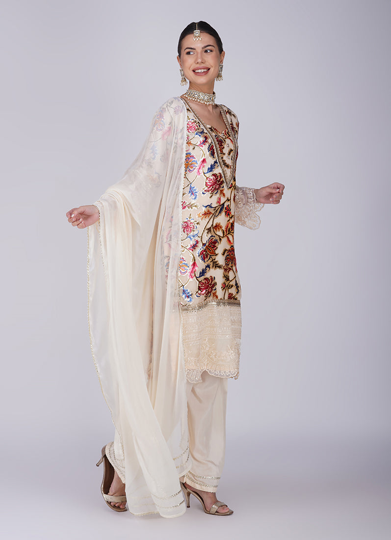 Ivory Brasso Straight Cut Suit