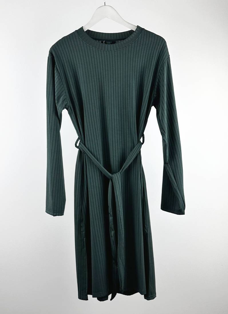 Blue Top Trouser Belt Co-ord Set