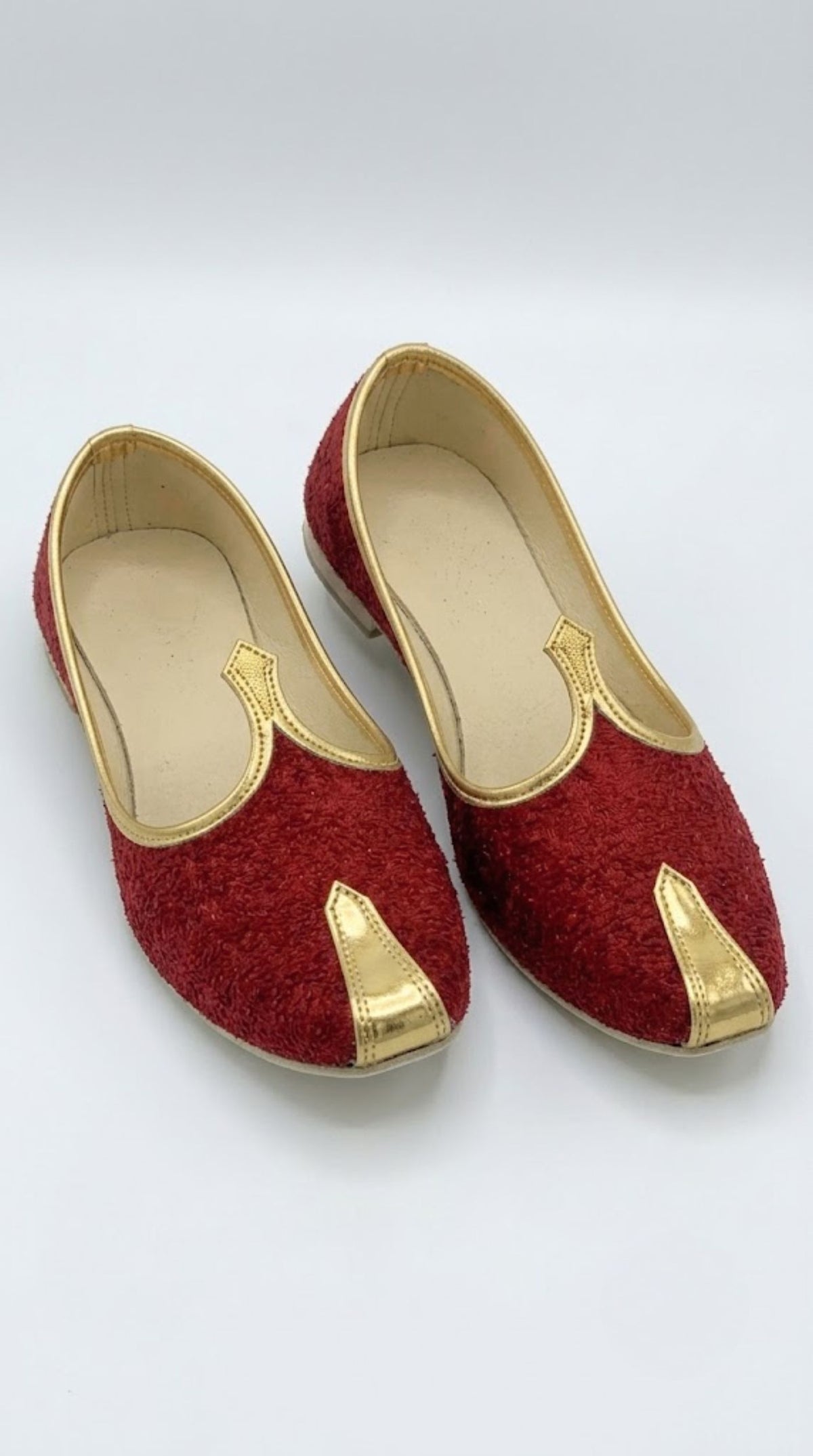 Mens Maroon Jutti