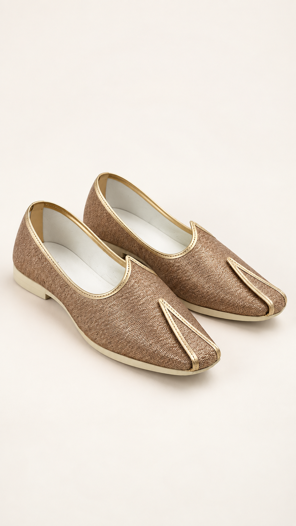 Light Copper Men's Jutti