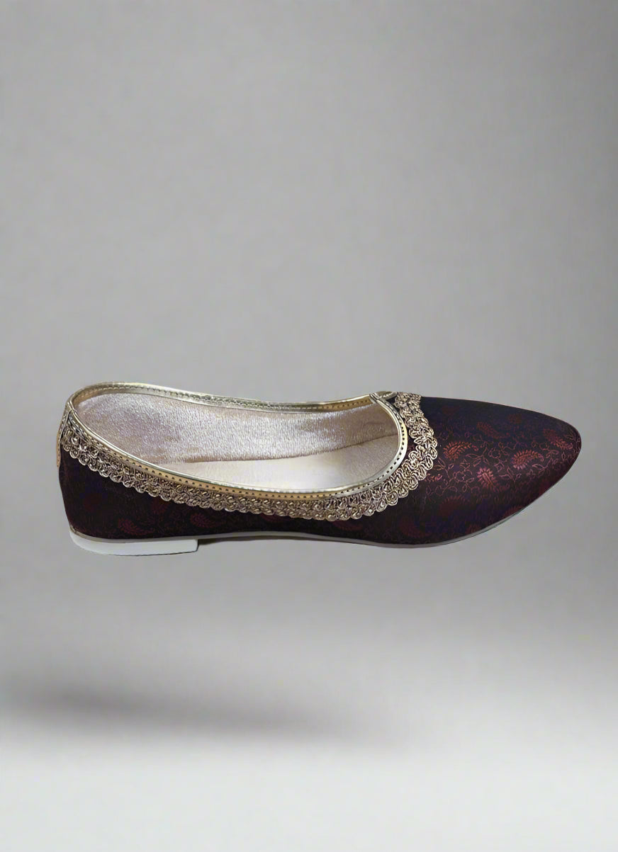 Brocade Jutti In Copper Color For Men