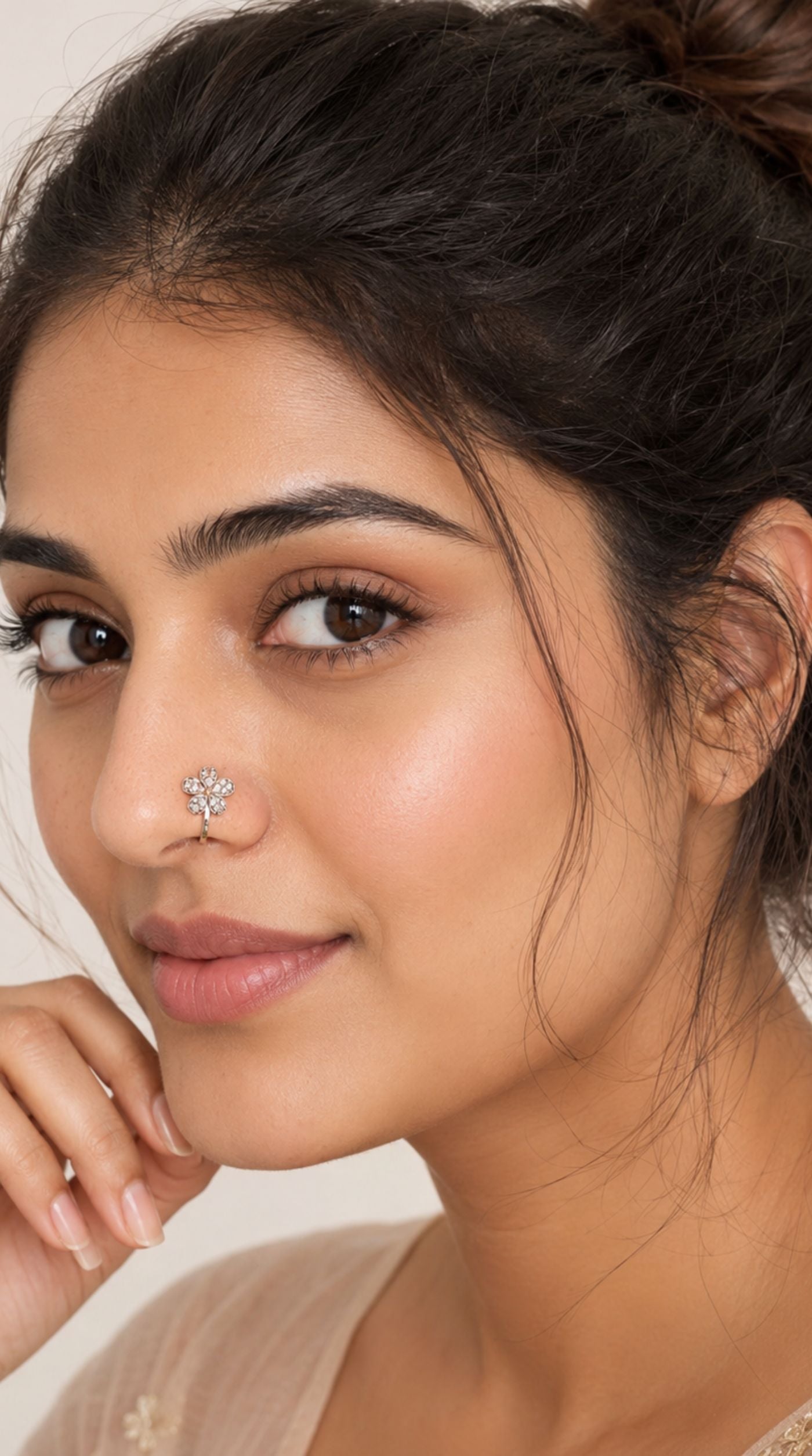Oxidised Silver Classic Nose Ring