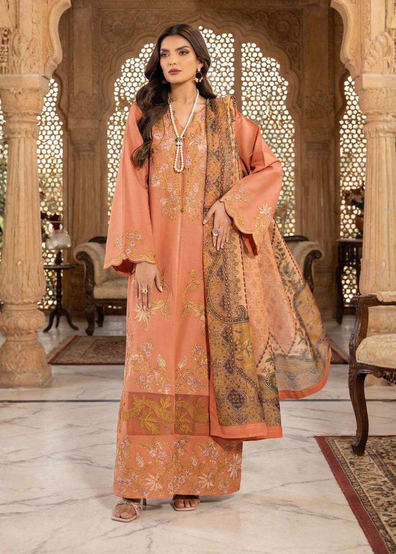 Peach Loom Net Suit Set