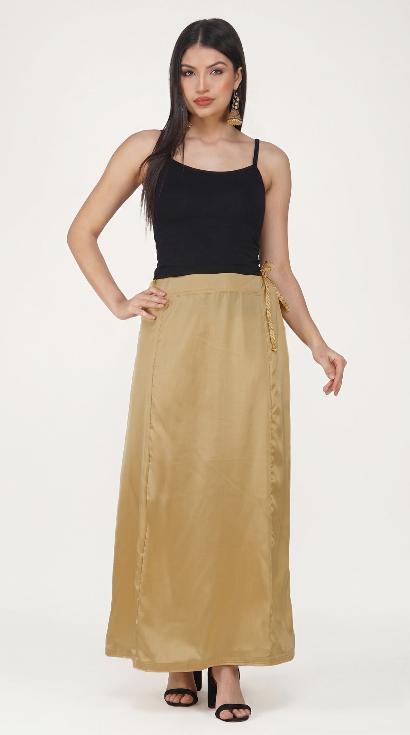 Classic Gold Satin Petticoat