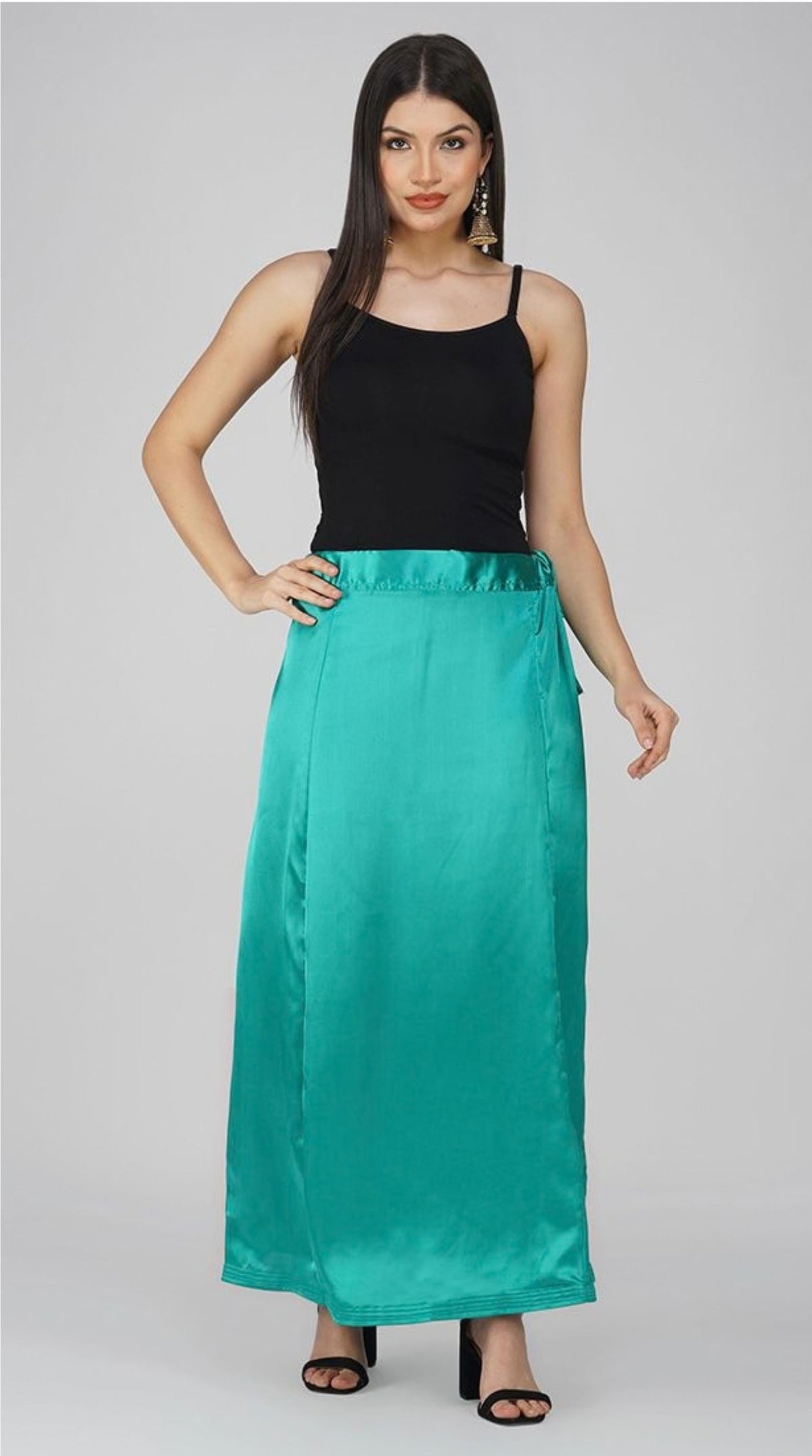 Classic Jade Satin Petticoat
