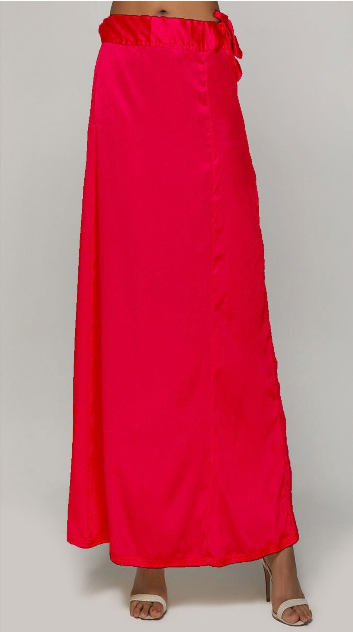 Classic Red Satin Petticoat
