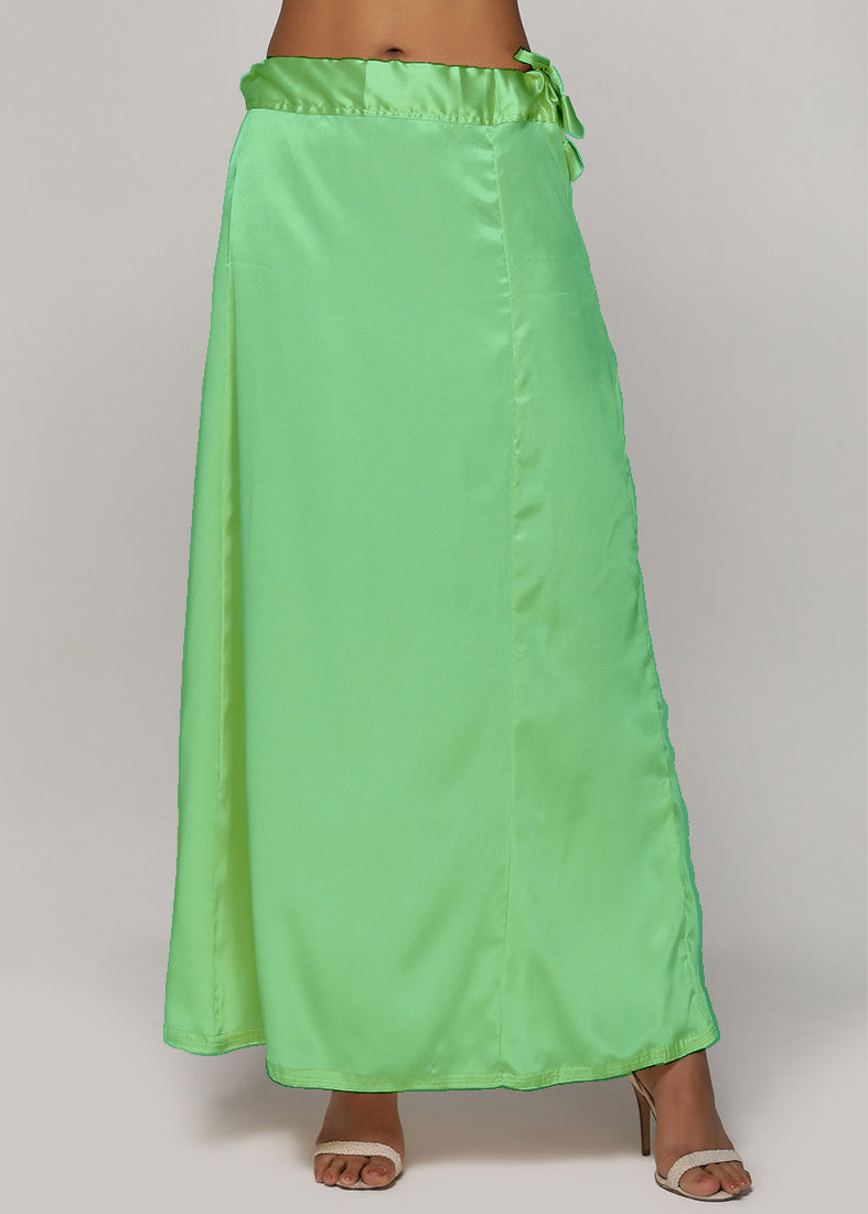 Classic Sea Green Satin Petticoat