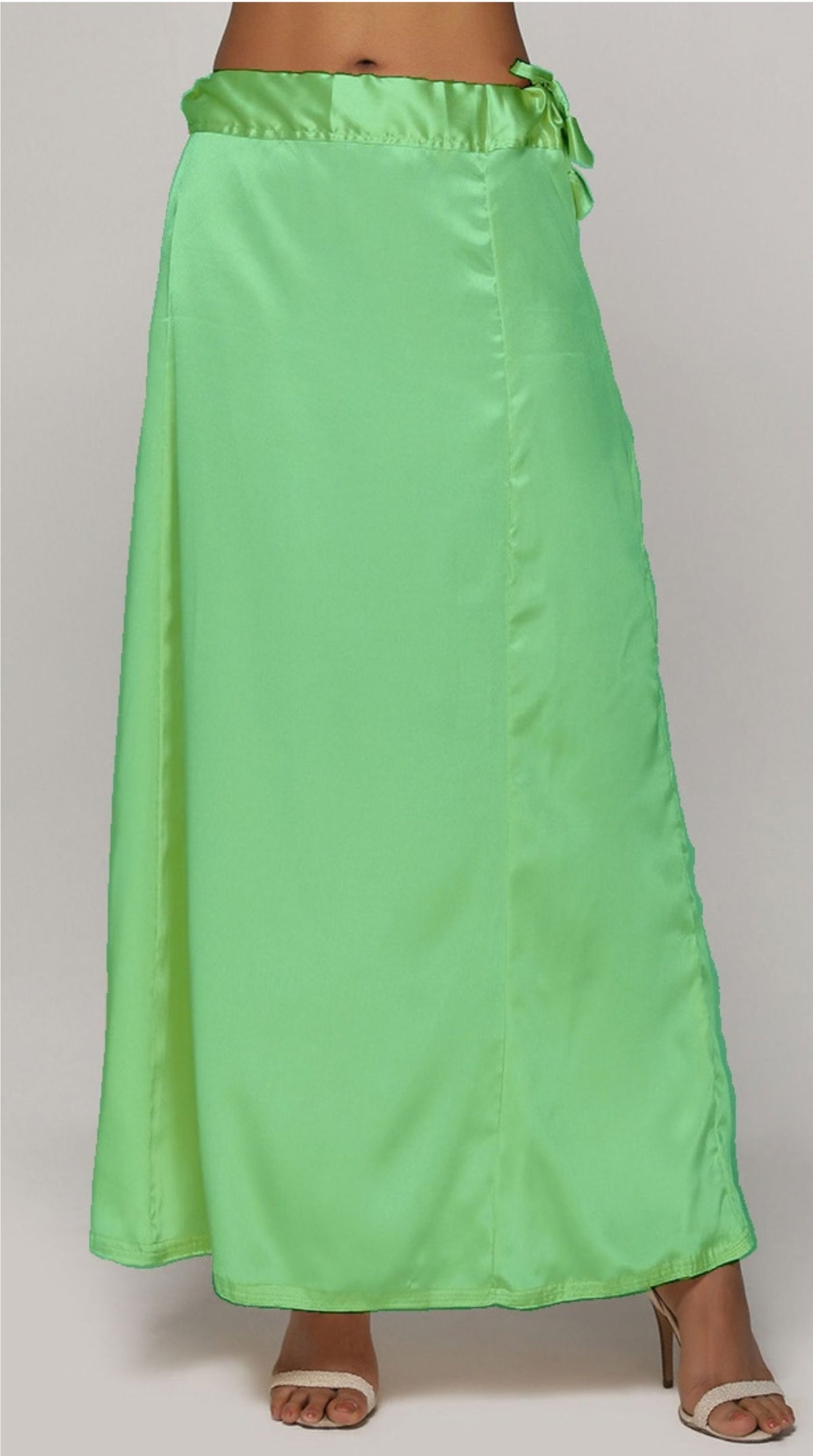 Classic Sea Green Satin Petticoat