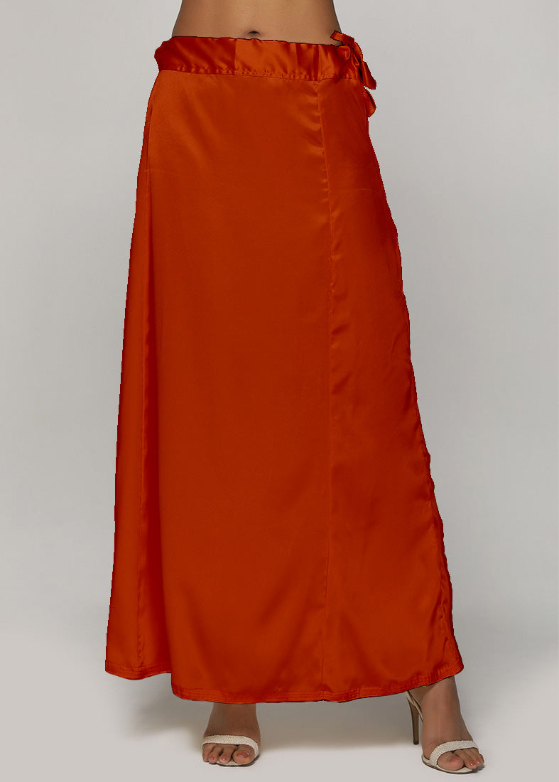 Classic Rust Satin Petticoat