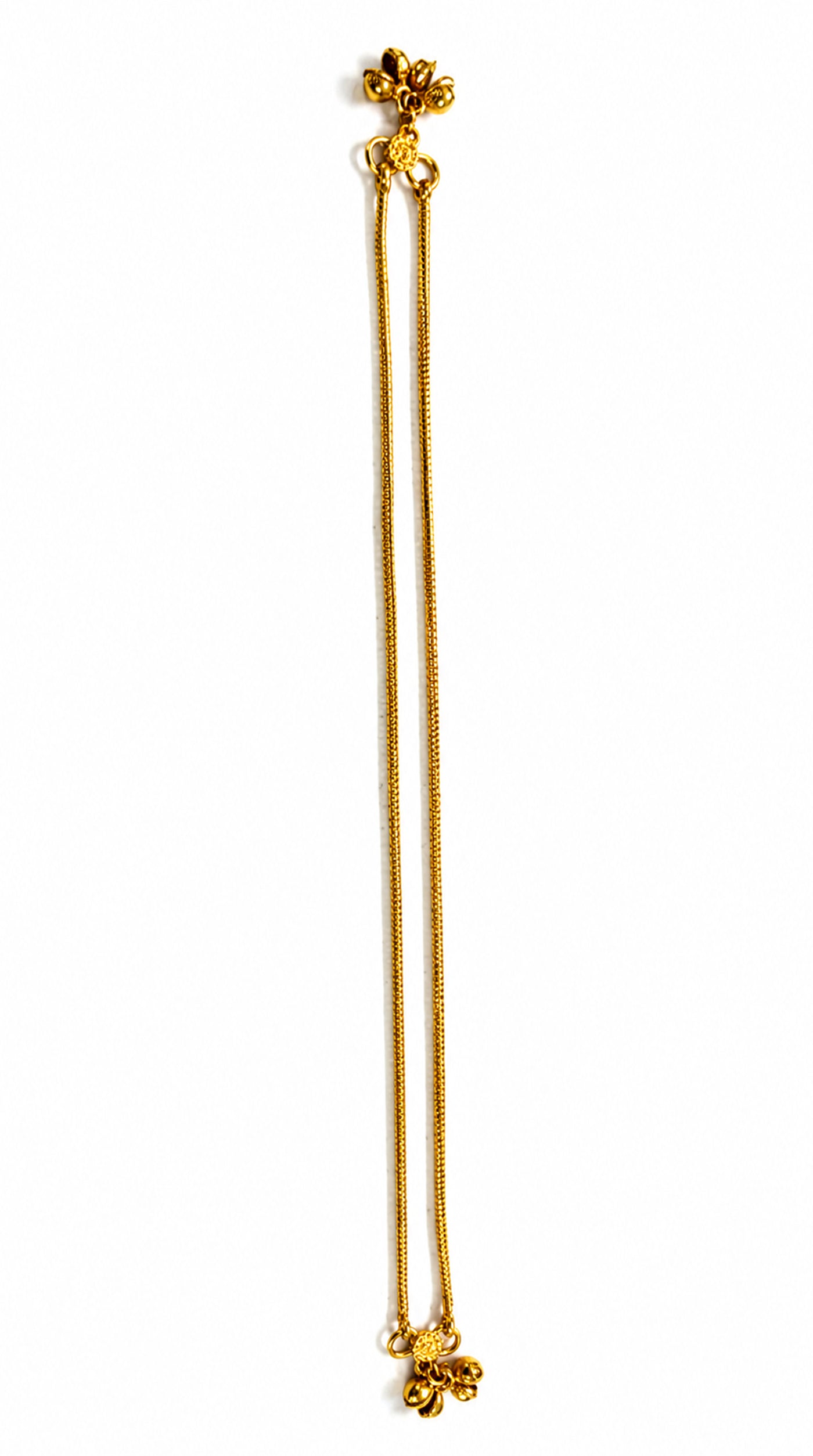 Gold Plated Rope Design Payal