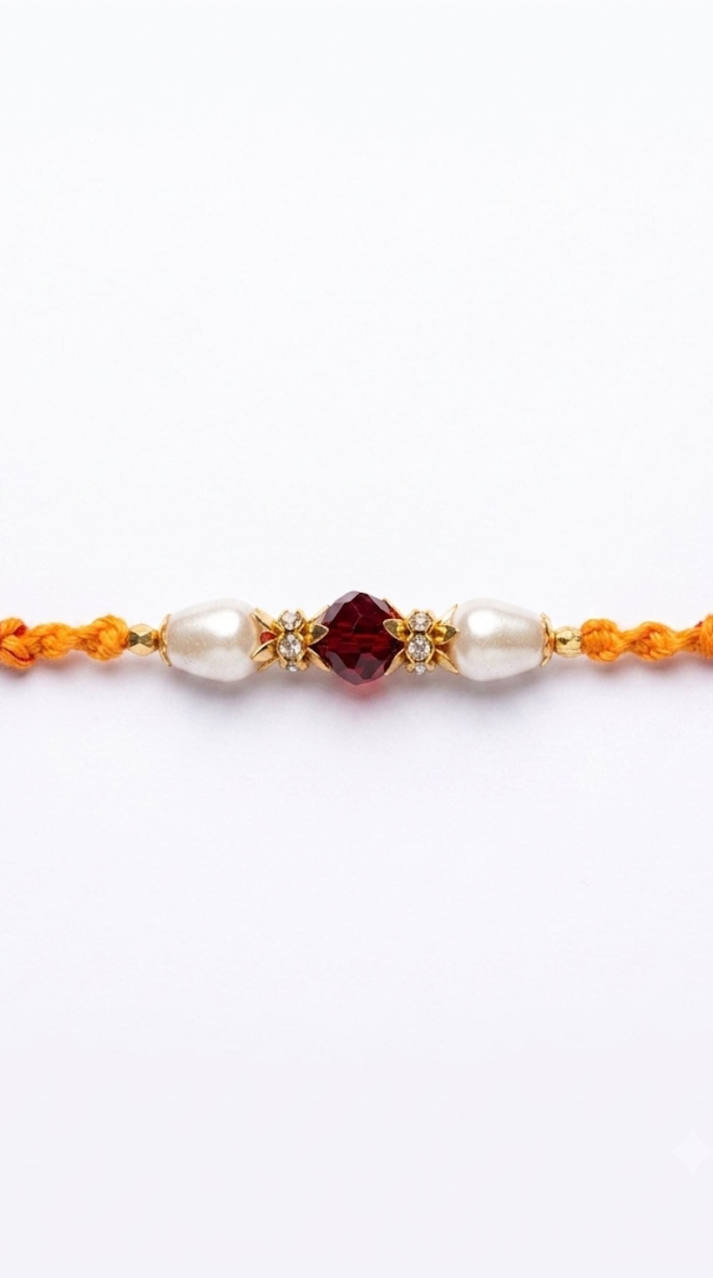 Pearl and Crystal Rakhi