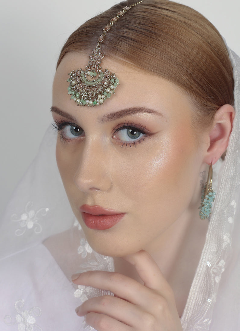 Mint Green Tikka For Women
