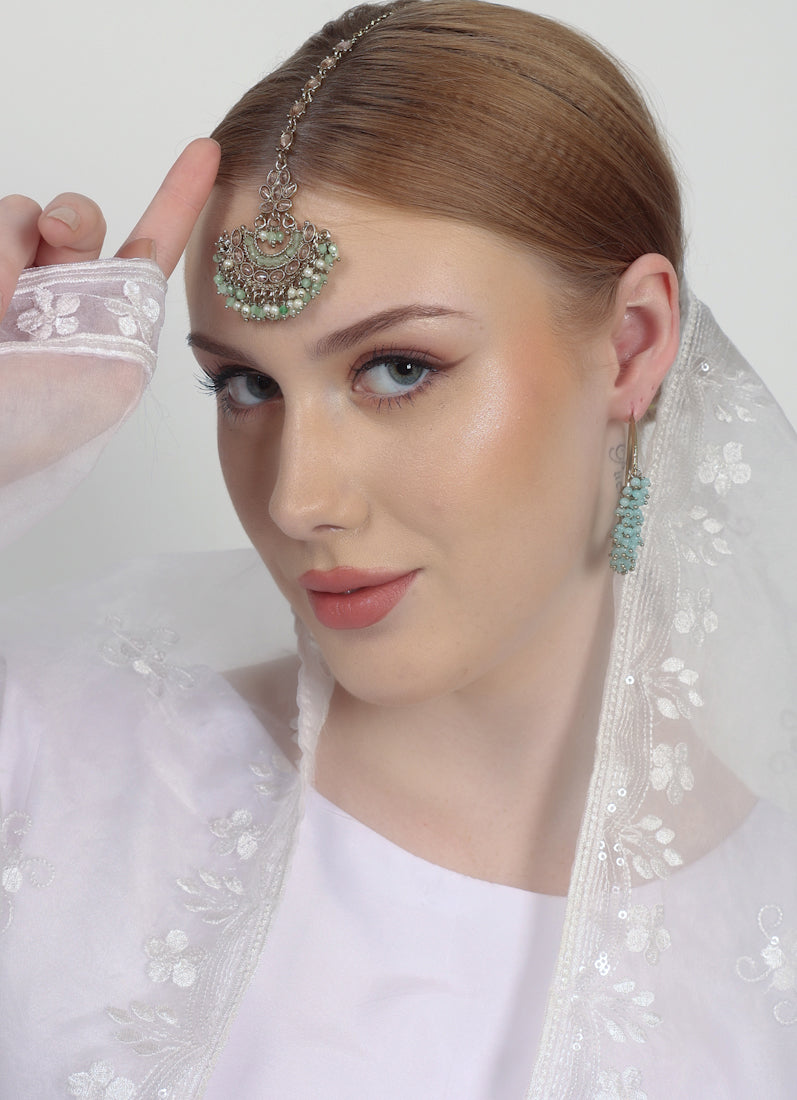 Mint Green Tikka For Women