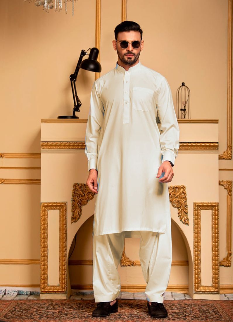 Buy Brown Cotton Kurta Salwar