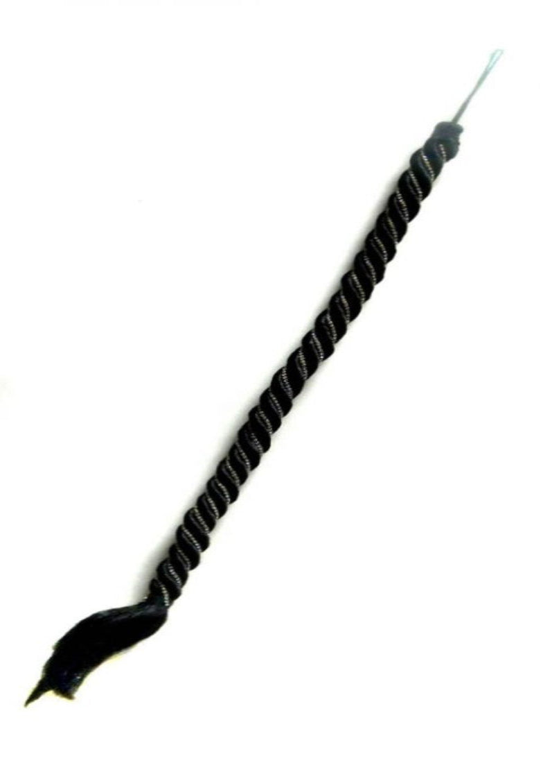 Buy Black Silver Hair Plait