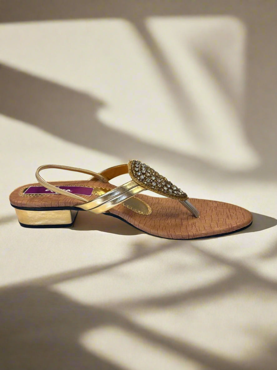 Gold Girls Sandals