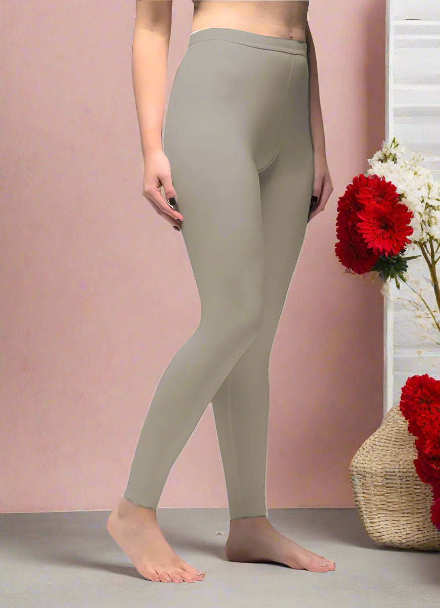 Buy Light Grey Lycra Leggings