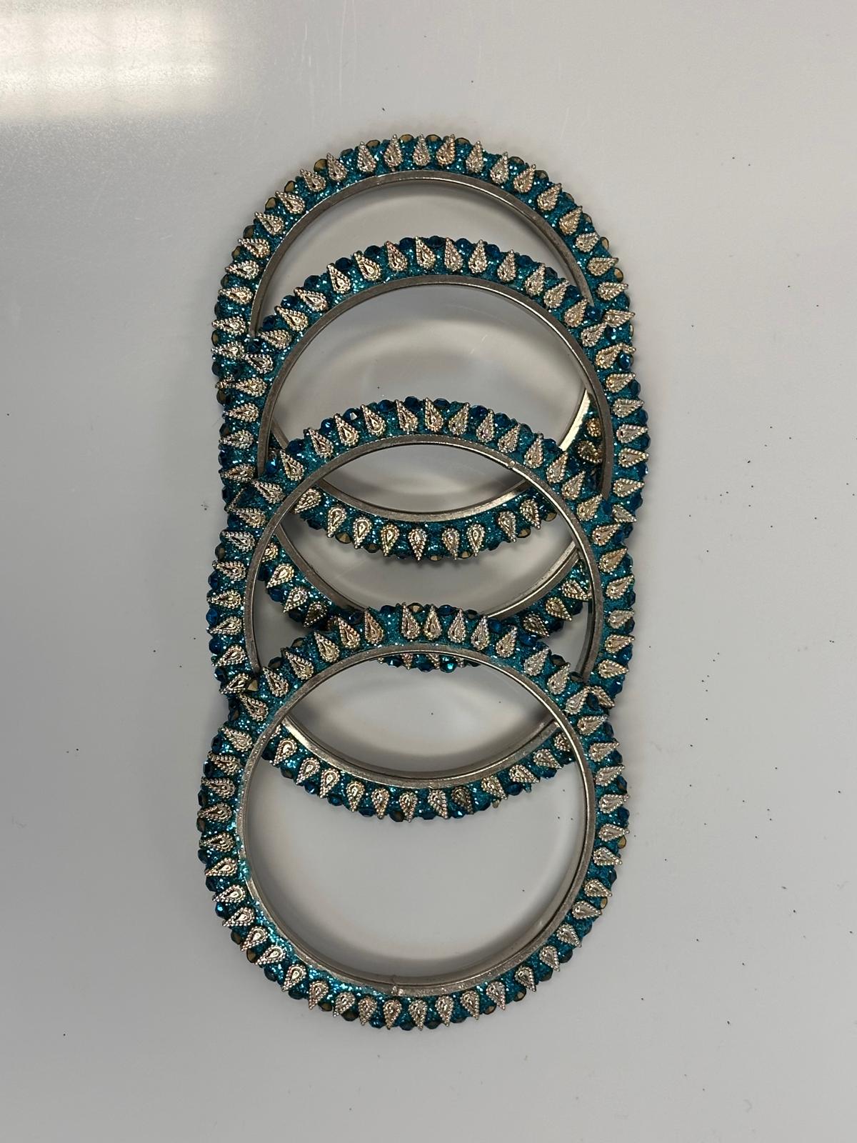 Rama Crystal Bangle Set