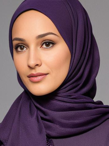 Purple Lace scarf